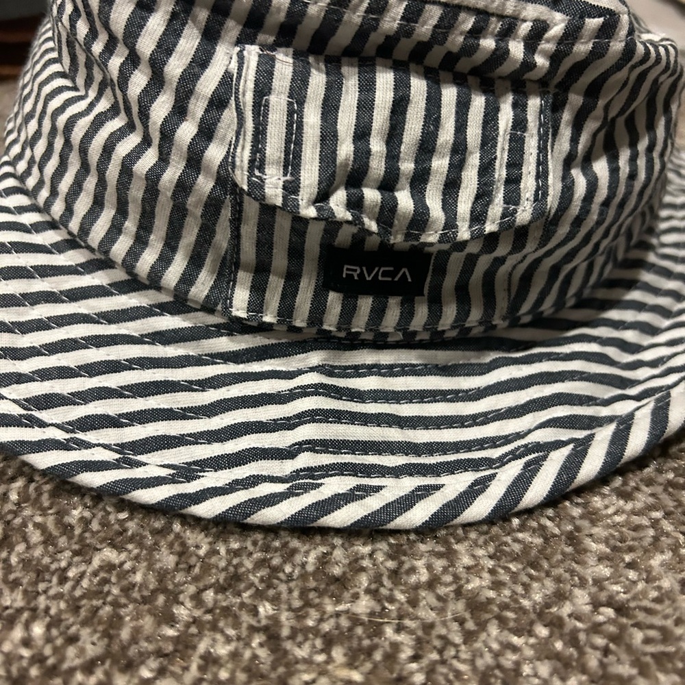 RVCA Monochrome Striped Hat